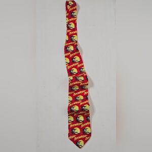 Bay Watch Tie RM Style 1996 Baywatch Tower Repeat 100% Silk Necktie VTG USA